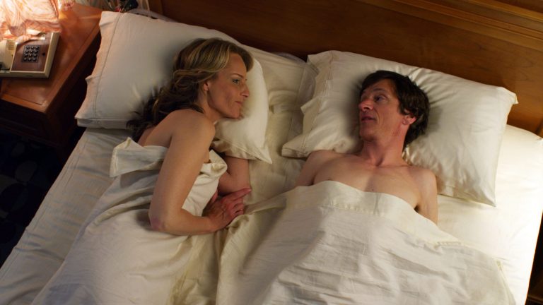 FILE- This file publicity photo released by Fox Searchlight Pictures shows Helen Hunt, left, and John Hawkes in a scene from 