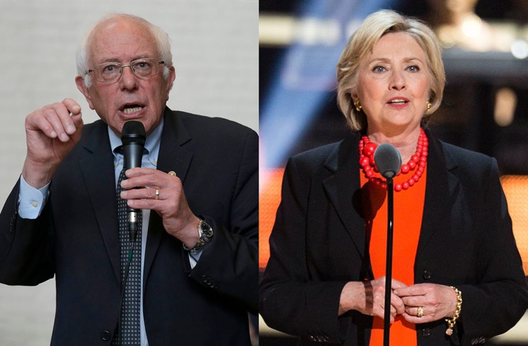 According to CNN's exit polls, Sanders won 54 percent of unmarried women among Wisconsin Democrats, while Clinton only won 39 percent. (AP Photos)