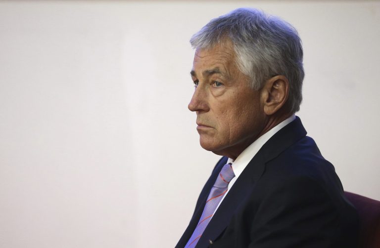 Defense Secretary Chuck Hagel announced Thursday morning that the United States will be sending non-lethal aid to Ukraine. (AP/Alex Wong)