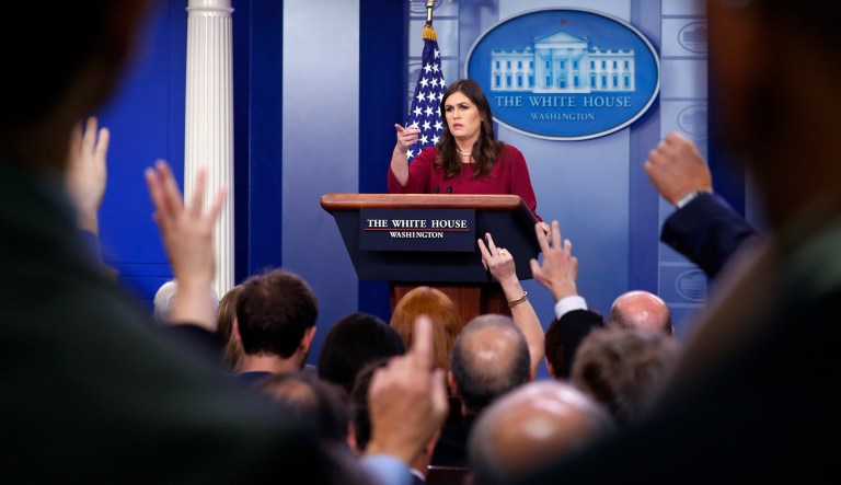 At Thursday's press briefing, White House press secretary Sarah Sanders said Americans deserve a 