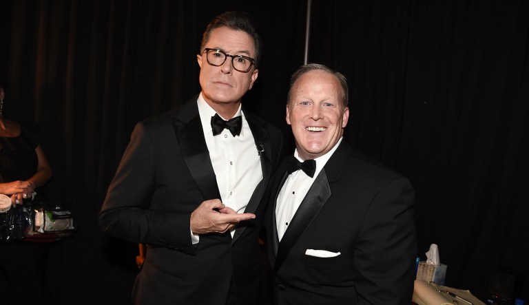 Laughing at the president, no matter who it is, can be a great American pastime. (Photo by Dan Steinberg/Invision for the Television Academy/AP Images)