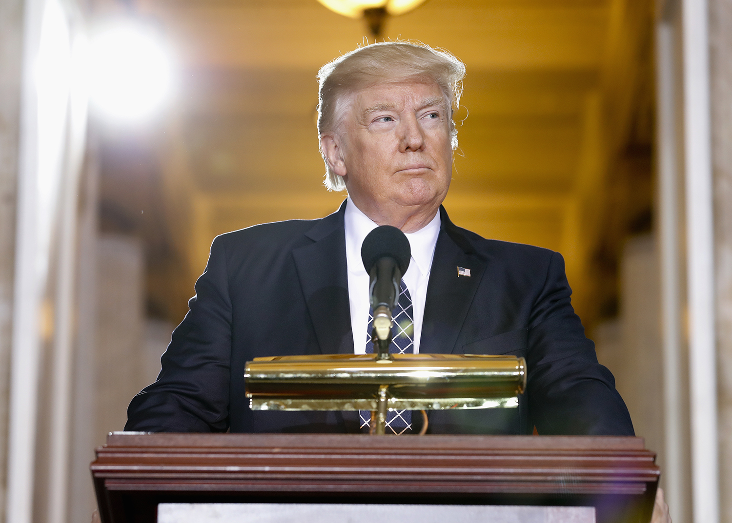 Trump pushes Obamacare repeal as law’s popularity improves