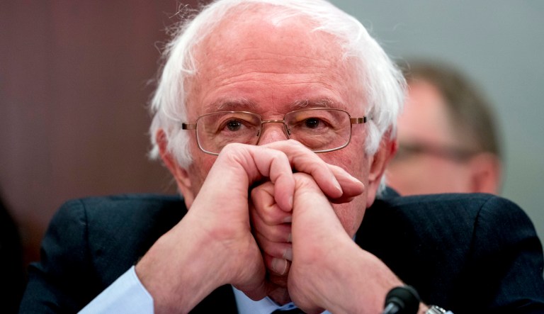 Sanders called the bill a major win for corporations but a huge hit for the middle class, who will see their tax rates increase after the cuts expire in 10 years. (AP Photo/Andrew Harnik)