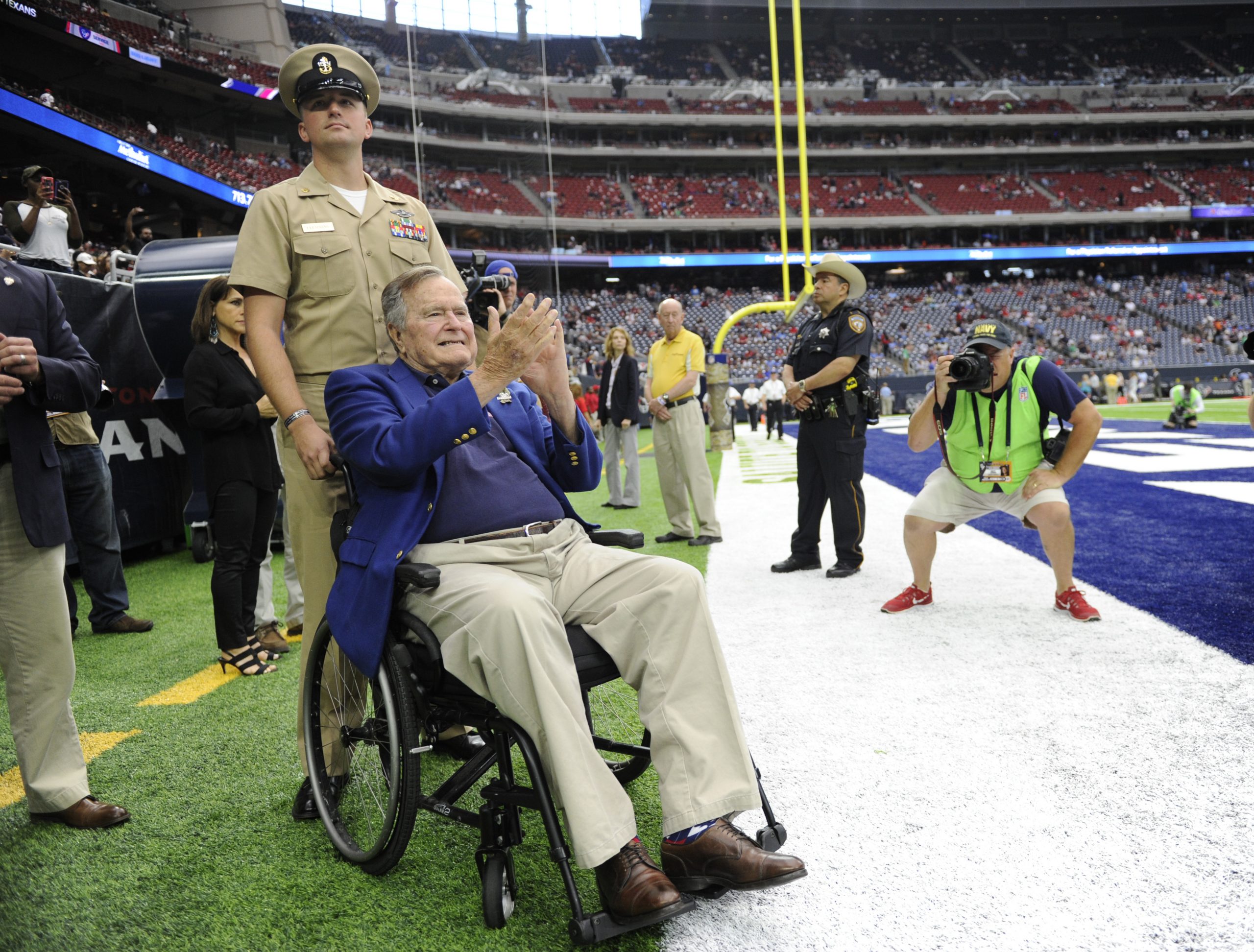 Ailing Bush is OK, treated for pneumonia