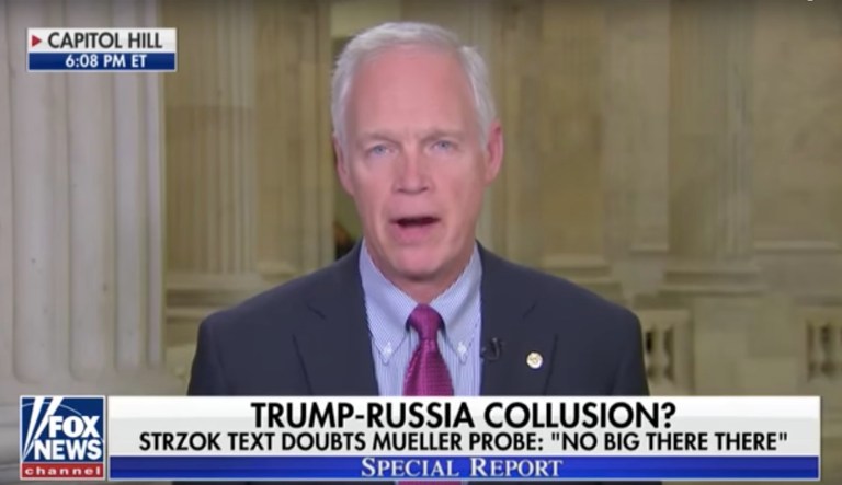 Sen. Ron Johnson, R-Wis., on Tuesday called for the appointment of a special counsel to examine allegations of inappropriate behavior at the FBI. (screenshot)