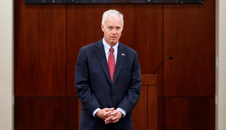 Sen. Ron Johnson said that Republicans should have invited congressional Democrats into the process of writing a healthcare reform bill, which stalled in the Senate this week. (Josh Clark/The Post-Crescent via AP)