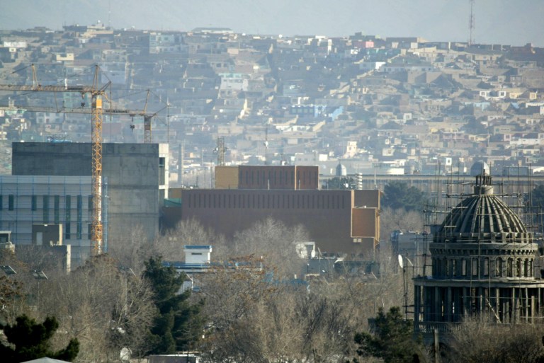 The embassy told U.S. citizens to travel through Kabul with 