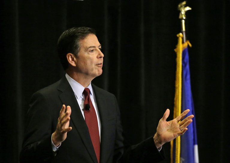 Lamar Smith asked James Comey for the documents in a Sept. 9 letter, but then issued the subpoena after Comey failed to comply with the request. (AP Photo)