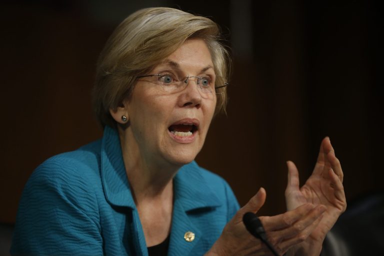 Elizabeth Warren, the Massachusetts Democrat and prominent critic of Wall Street, wrote on her Facebook page that Republicans 