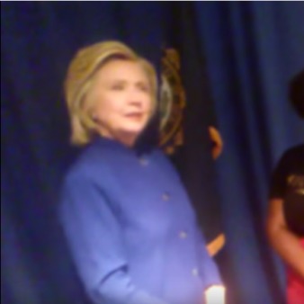Hillary Rolls Eyes, Lectures #BlackLivesMatter Activists