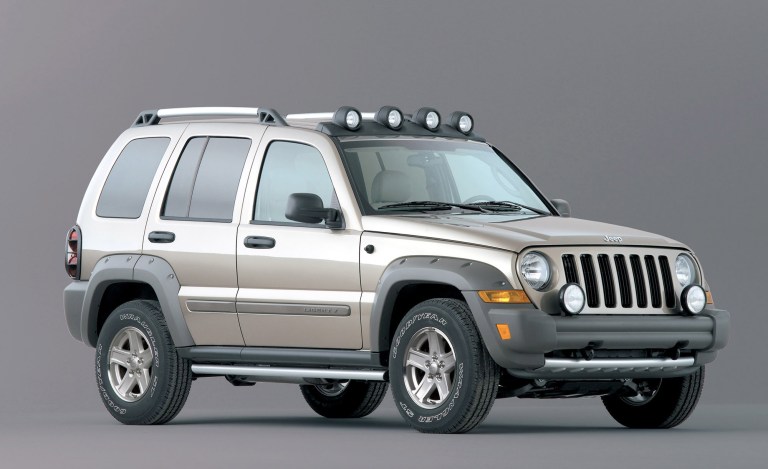 FILE - This undated file photo provided by Chrysler shows the 2005 Jeep Liberty Renegade. Chrysler is refusing a request by U.S. safety regulators to recall about 2.7 million vehicles to fix fuel tanks that could leak and cause fires in rear-end collisions.The company says it's been asked by the government to recall Jeep Grand Cherokees from 1993 through 2004 and Jeep Libertys from 2002 through 2007. But Chrysler says in a statement that the SUVs are safe and not defective. (AP Photo/Chrysler, File)