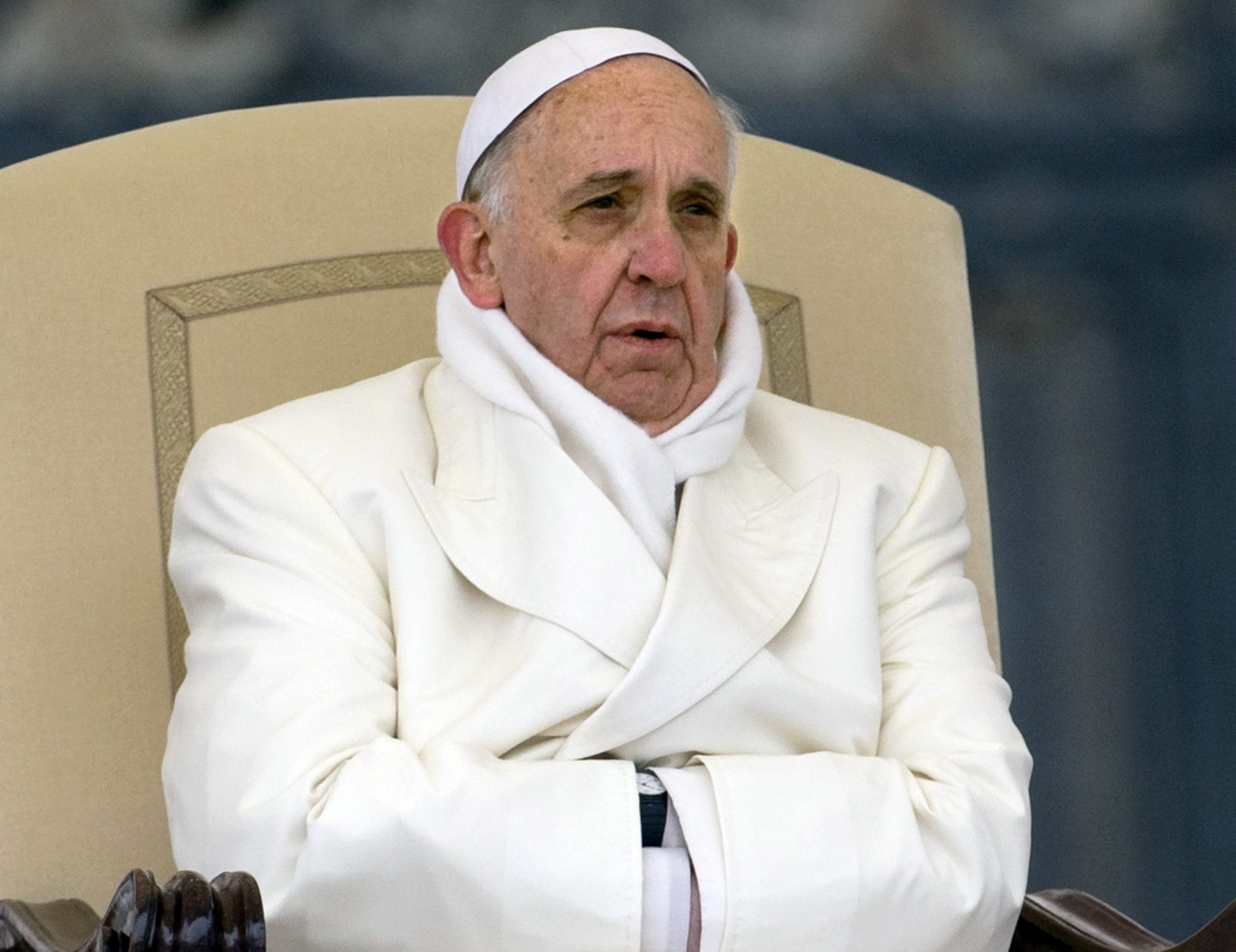 Pope urges young people to ‘keep shouting’