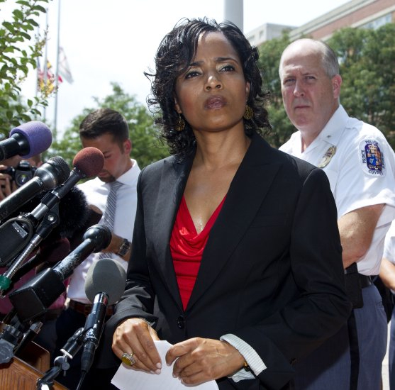 Prince George's County State's Attorney Angela Alsobrooks lobbied for a criminal-code change in light of two high-profile mass threat cases that took place last year, but the bill did not survive the legislative session. (Photo: Graeme Jennings/Examiner)