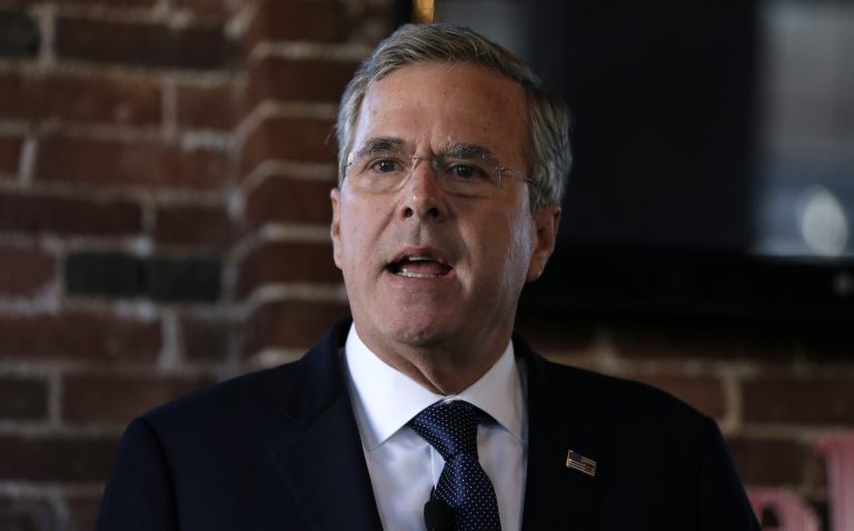 Republican presidential candidate Jeb Bush wrote that the new executive actions trample on America's Second Amendment rights. (AP Photo/Charles Krupa)