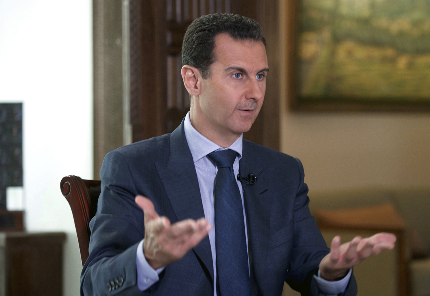 Bashar Assad denies regime dropped chemical weapons on civilians