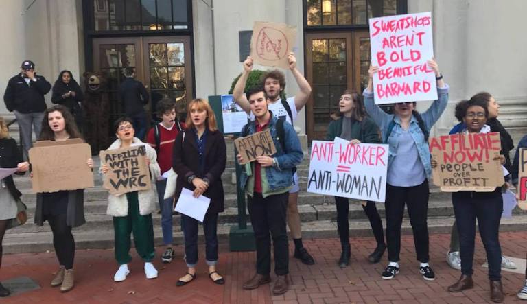 The Columbia Student-Worker Solidarity group, an organization committed to 