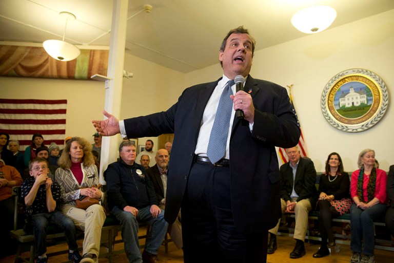 There's no guarantee that Chris Christie, who was lagging significantly in the polls here, will be the beneficiary of his attack on Marco Rubio. (AP Photo/Matt Rourke)