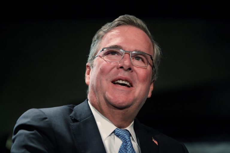 Former Florida Gov. Jeb Bush will headline a fundraising luncheon Dec. 1 at the headquarters of the National Republican Senatorial Committee in Washington. (Photo by Andy Jacobsohn/Getty images)