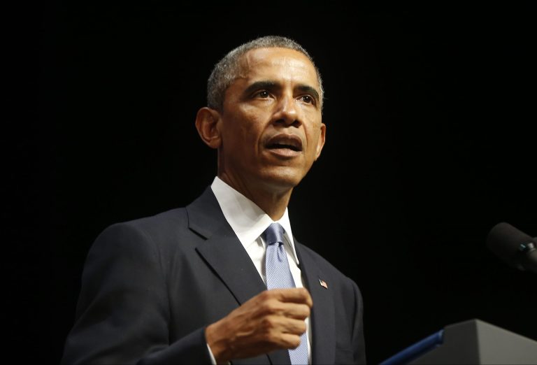 FILE - In this Sept. 3, 2014, file photo, President Barack Obama speaks at Nordea Concert Hall in Tallinn, Estonia. The Obama administration is ramping up its response to West Africa's Ebola crisis, preparing to assign 3,000 U.S. military personnel to the afflicted region to supply medical and logistical support to overwhelmed local health care systems and to boost the number of beds needed to isolate and treat victims of the epidemic. (AP Photo/Charles Dharapak, File)