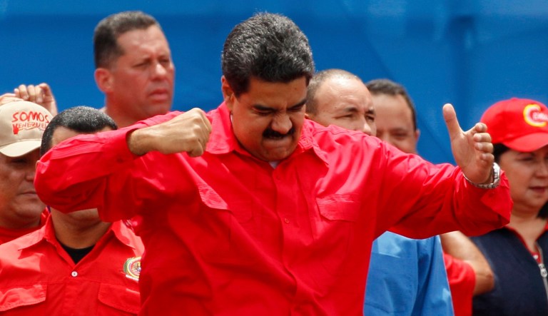 a left-wing member of the British Parliament denied that President Nicolas Maduro is responsible for Venezuela's plight. (AP Photo/Ariana Cubillos)