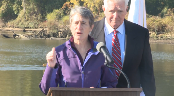 VIDEO: Hurricane Sandy anniversary brings $100 million grant from Interior