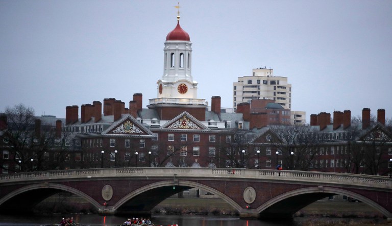 The Justice Department has opened an an investigation into Harvard University's affirmative action program. (AP Photo/Charles Krupa)