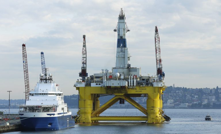 Newer, efficient shipping routes have made it easier to produce yet-to-be-tapped oil, gas and mineral deposits. As such, the Arctic has emerged as a geopolitical hotbed. (AP Photo)Â 