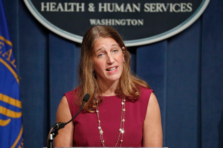Health and Human Service Secretary Sylvia Mathews Burwell said that more than 100,000 people signed up for coverage on healthcare.gov, which is used by residents in 38 states to sign up for Obamacare. (AP Photo/Alex Brandon)