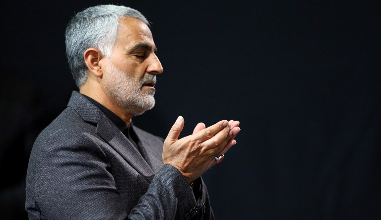Against the backdrop of the Kirkuk crisis, it was Qassem Soleimani who brokered a deal between the Patriotic Union of Kurdistan, Shiite militias, and the Iraqi federal government to avoid bloodshed. (AP Photo/Office of the Iranian Supreme Leader)