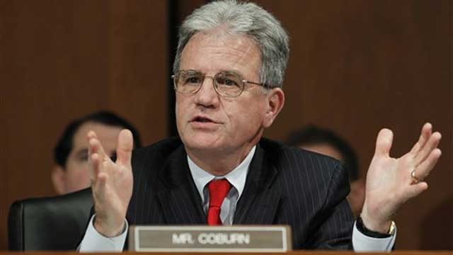 Sen. Tom Coburn, R-OK, proposed an amendment to make information public about tax credit recipients and values. Proposal was defeated by the Senate Finance Committee. (AP Photo)