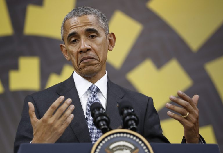 President Obama didn't pin the blame of Democratic losses on Hillary Clinton, and instead blamed the party's messaging. (AP Photo/Pablo Martinez Monsivais)