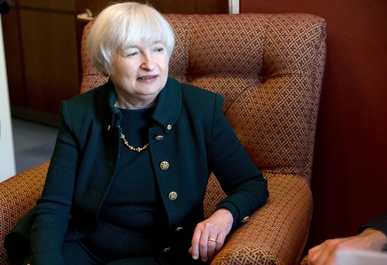 Janet Yellen's nomination to the Fed chair is being held up by Ted Cruz and fellow Republican senator Rand Paul's bid to get a Senate vote on a bill to audit the Federal Reserve. (AP Photo/Jacquelyn Martin)