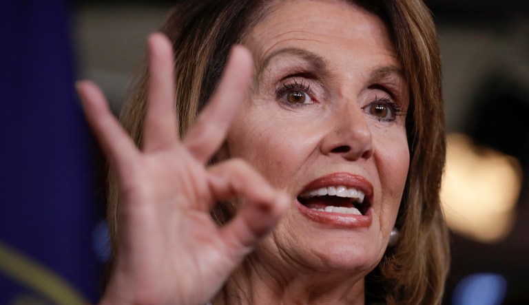 Nancy Pelosi and Paul Ryan were interviewed together for the first time at the game.
