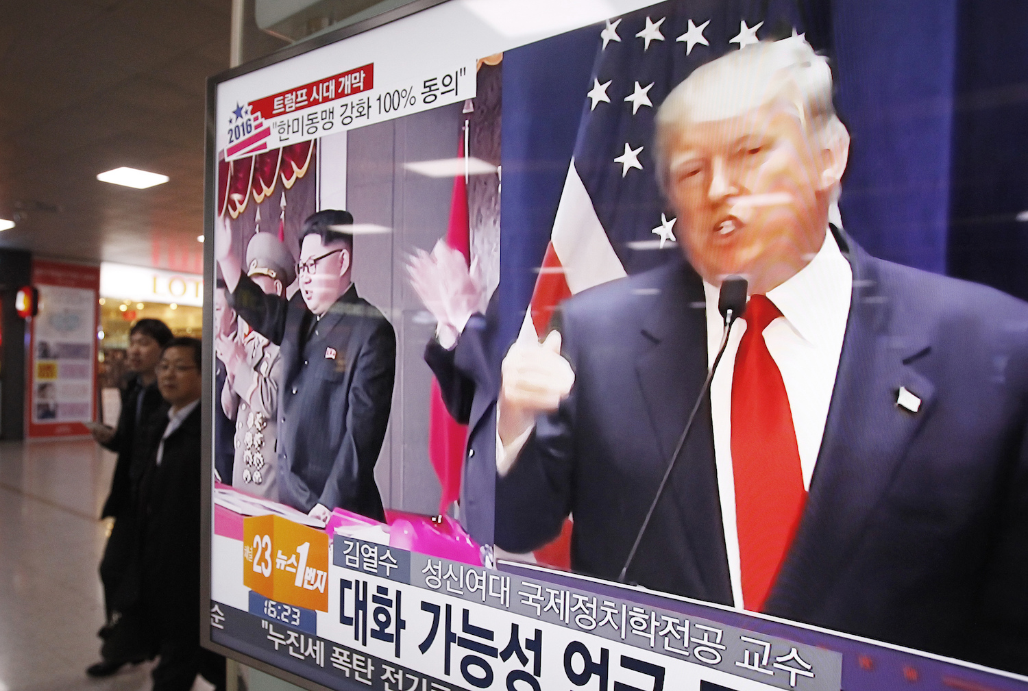 Trump says North Korean nuclear weapon ‘won’t happen’