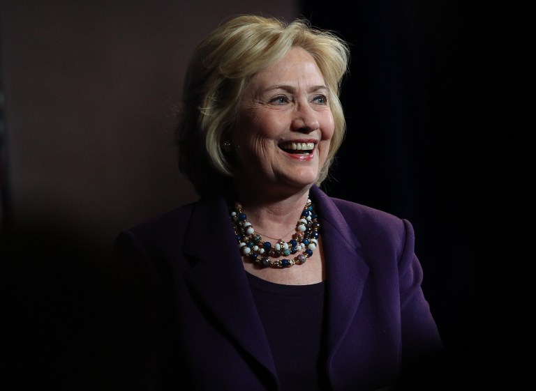 In a new CBS poll released Sunday, Clinton is up 5 points in Florida over GOP nominee Donald Trump, 45 percent to 40 percent. (AP Photo/Cheryl Senter)