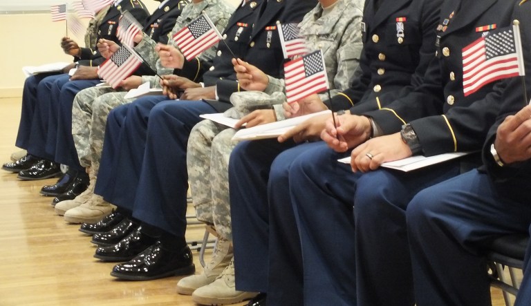 The MAVNI program recruits foreign residents who are in the U.S. with a legal immigration status or fall under the Deferred Action for Childhood Arrivals policy. (U.S. Citizenship and Immigration Services)