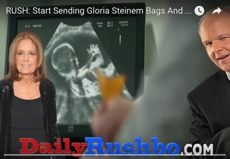 Limbaugh: ‘Start sending Steinem bags and bags of Doritos’