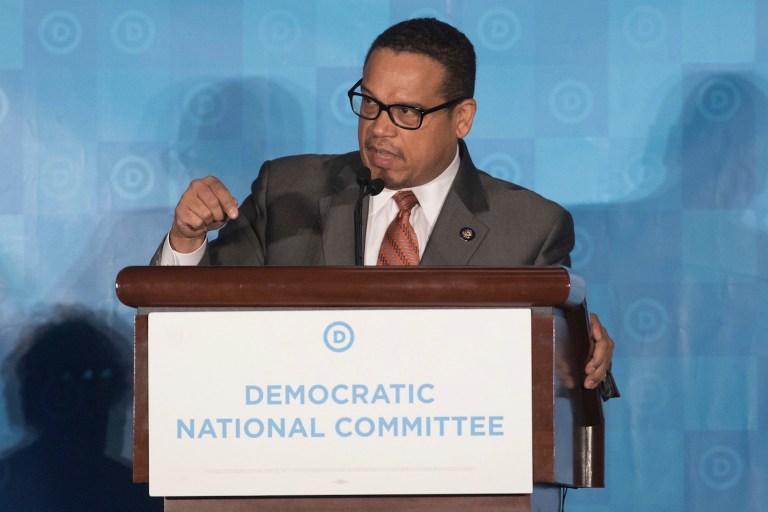Ellison says Obama put his legacy in jeopardy by not paying attention to party politics while he was in office. (AP Photo/Branden Camp)