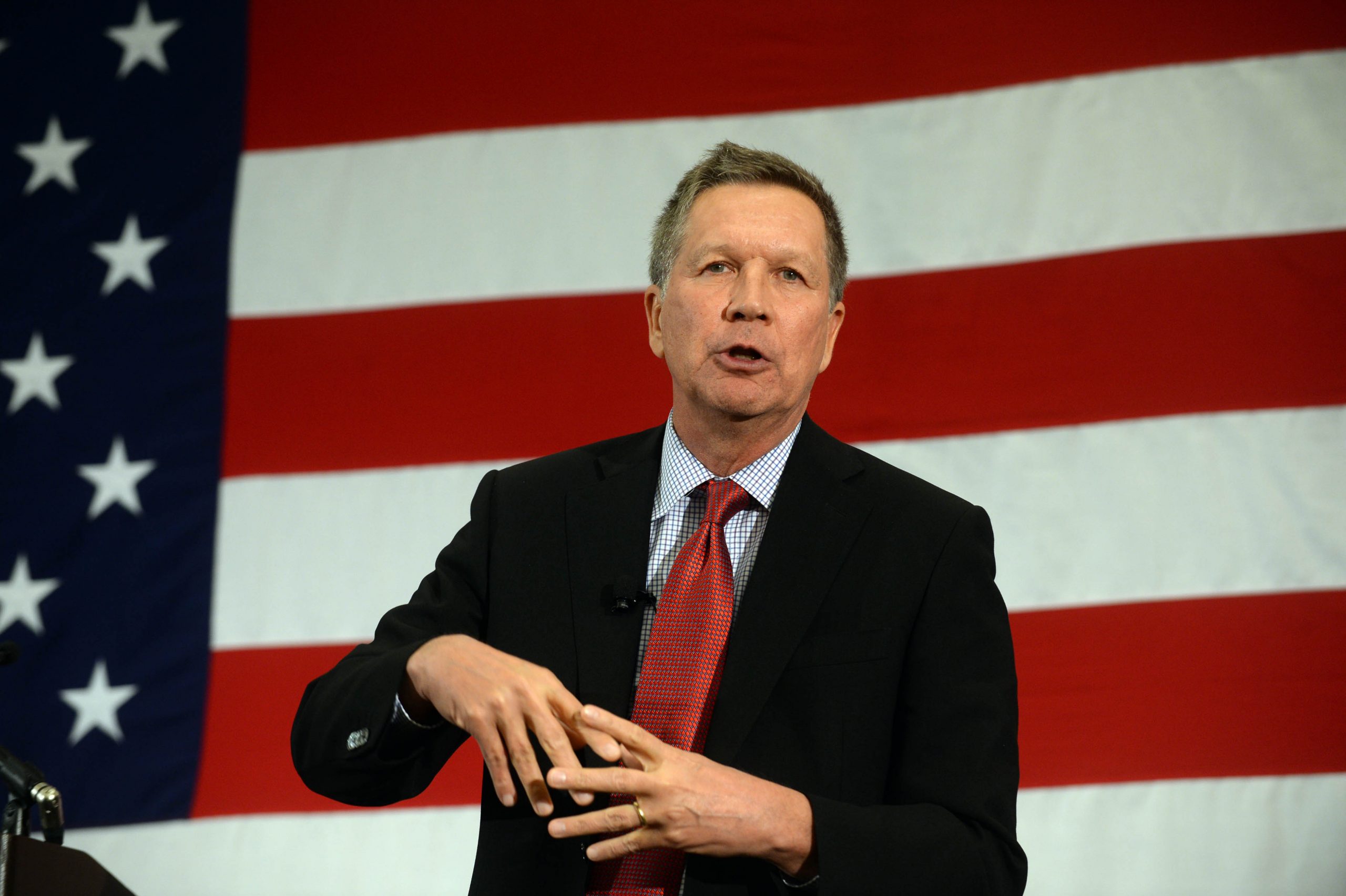 John Kasich begins presidential campaign at his alma mater