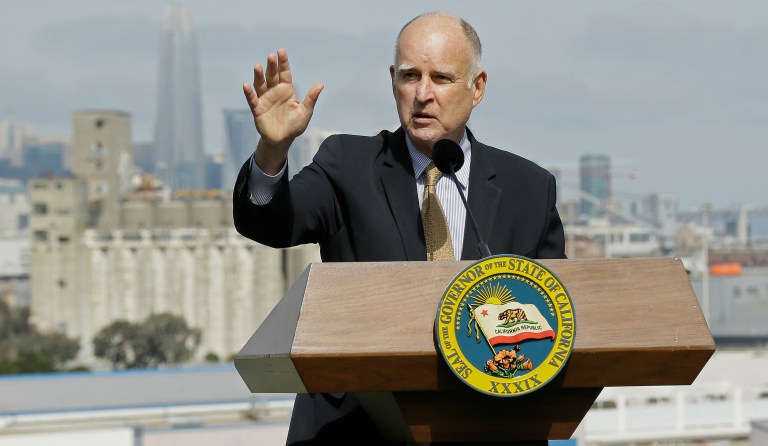 California Gov. Jerry Brown signed a 