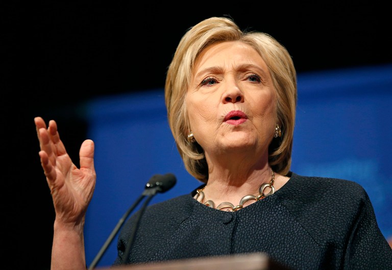 The 296 pages of Hillary Clinton emails released by Judicial Watch have raised further questions about whether Clinton ignored her husband's activities at the Clinton Foundation during her tenure as secretary of state even though they may have posed a conflict of interest. (AP Photo/John Locher)