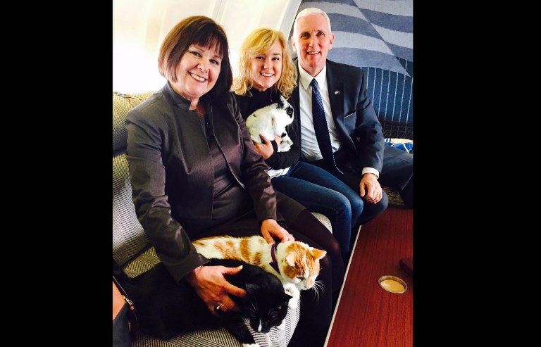 Vice President-elect Mike Pence's pet rabbit Marlon Bundo has made regular public appearances for Indiana Statehood Day since at least 2014.