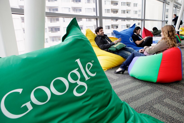 Google is waging economic war on short-term lenders by excluding their ads from its AdSence service. (AP Photo/Marcio Jose Sanchez, File)