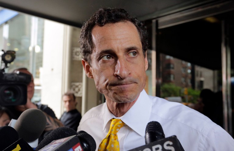 A federal grand jury may convene as early as next week to hear the prosecution's argument that former congressman Anthony Weiner engaged in criminal behavior by exchanging sexual messages and pictures with a minor. (AP Photo/Richard Drew, File)