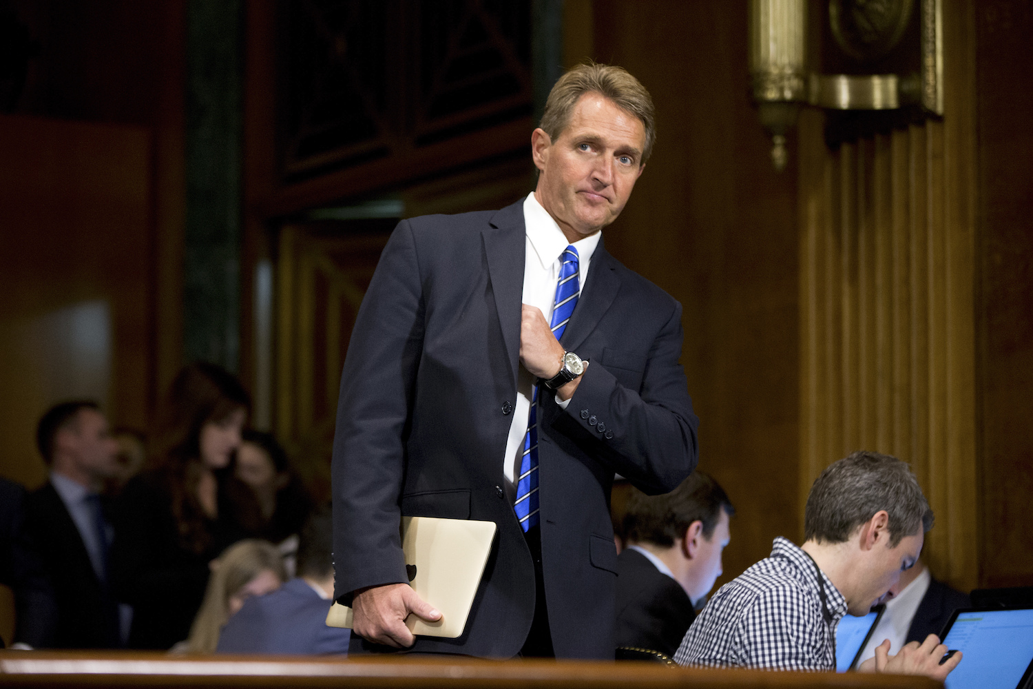 Is Jeff Flake in trouble?