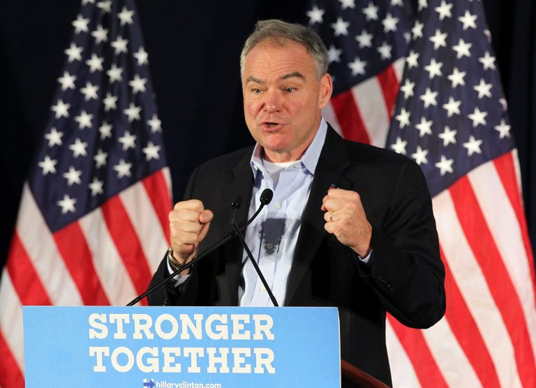 Tim Kaine responded in kind: He used peremptory strikes of his own to have three white jurors removed, and succeeded in getting one African-American onto the jury. (AP Photo)