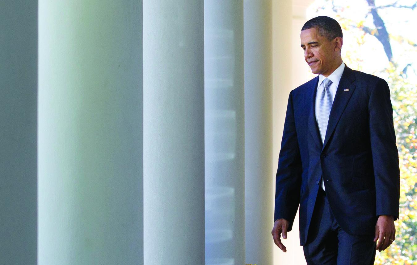President Obama walks on both sides of Wall Street