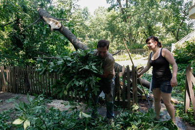 Friday's storm caused massive destruction in the D.C. area, and widespread outages that utility companies have been slow to fix. (Graeme Jennings/Examiner photo)