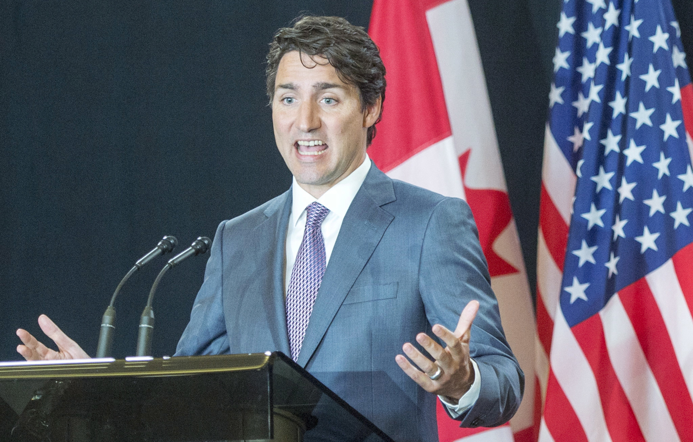 Justin Trudeau tells US governors that NAFTA renegotiation with Trump should create a ‘thinner border for trade’