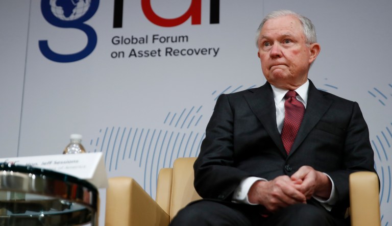 Sessions also said 60 additional immigration judges would be hired in the next sixth months to help with the work. (AP Photo/Carolyn Kaster)